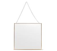 FORNOR 45134 Gold Mirror for Hanging 17 x 17 cm
