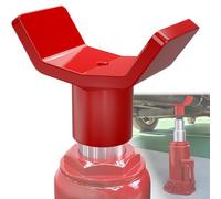 ForoGore Red Bottle Jack Adapter for 12t Jack Heavy Duty Steel Lifting Saddle for 3" & 4" Round Square Axle Tube Fits 1.65 Inch or Smaller Diameter Bottle Jack Accessories