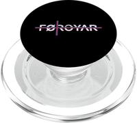 Foroyar, Faroe Islands Flag, Holiday Travel Faroes PopSockets PopGrip for MagSafe
