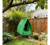 forPLA Hanging Bird Feeder Engineered for Outdoor Resilience With Focus on Stability and Ongoing Feeding Utility (yellow)