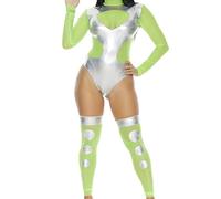 Forplay 550340 I Need Space Alien Costume Adult Sized, Neon Green, S/M