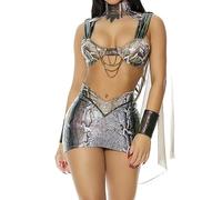 Forplay 551555 A Head in the Game Medusa Costume Adult Sized, Reptile, XS/S