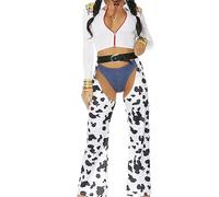 Forplay 551562 Keep It Light Cowgirl Costume Adult Sized, Multicolor, S/M