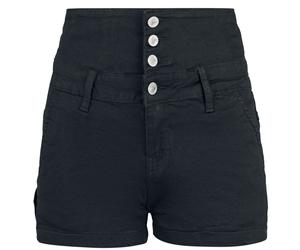Forplay High Waist Denim Hot Pants Hot Pants black 31