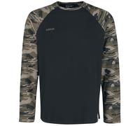 Forplay Jerry Long-sleeve Shirt camouflage black 3XL