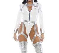 Forplay Women's Blast Off Sexy Movie Character Costume, White, M/L