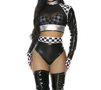 Forplay Women's Fast Lane, Black, Large/X-Large