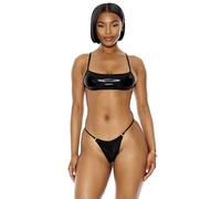 Forplay Women's Puerto Vallarta Bikini Set, Black, S