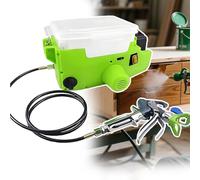 forplubossmmp 1.7l Paint Sprayer Backpack, 15mpa Portable Airless Spraying Machine For Walls/Fences/Cabinets, 6 Adjustable Speeds, Includes 1.5m Hose Furniture Wall Spraying Tool Green