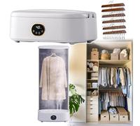 Automatic Hanging Clothes Dryer, Wireless Vertical Steam Iron, Portable Clothes Drying Ironing Machines, Automatic Garment Care Steam Machine for Clothes Drying - with Telescopic Pole