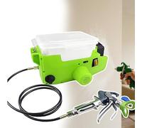 forplubossmmp Backpack Airless Paint Sprayer With 1.5m Hose, 1.7l Capacity 500w Power, 15mpa Spray Gun Furniture/Doors/Siding, 6 Adjustable Flow Settings Portable Airless Spraying Machine Green