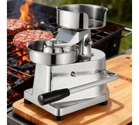 forplubossmmp Commercial Stainless Steel Burger Machine, The Ultimate Burger Press For High-Volume Patty Production, 150mm Hamburger Patty Maker With 6inchesindiameter