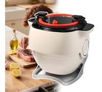 forplubossmmp Home Cooking Robot, Auto Stir Fry Machine, 1000W IH Heating, 3 Heat Gears, 360° Rotating & Surround All Round Heating, Autonomous Stir-Frying, Three-Touch, High-Volume