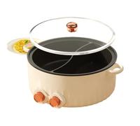 forplubossmmp Non-Stick Electric Hot Pots | Double-Sided Pan Electric Hot Pots | Electric Multi-Cookers with Adjustable Speeds | Electric Multi-Cookers | One Pot for Multiple Uses (5L/6L),5L
