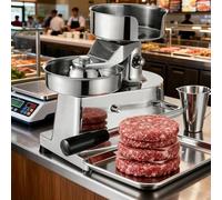 forplubossmmp Ultimate Commercial Burger Maker Setup, Includes A 150mm Stainless Steel Burger Press And A High-Yield Burger Patty Maker 5inchesindiameter