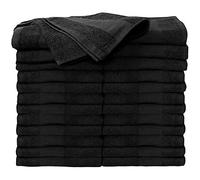 ForPro Premium Bleach Tough Salon Towels, Black, 24 Count by For Pro