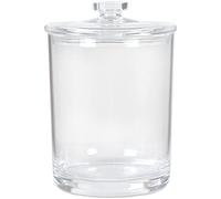 ForPro Professional Collection Acrylic Apothecary Jar with Lid, 60 Oz Storage Container for Bathroom, Kitchen and Office, 7.75" x 5"