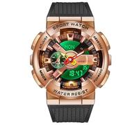 Forrader Men's Digital Sports Watch, Colorful Fashion Military Wristwatch for Men, Multifunction World Time Men's Sport Watch with Lifting Hand Light Large Face Stopwatch Alarm Countdown