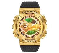 Forrader Men's Digital Sports Watch, Colorful Fashion Military Wristwatch for Men, Multifunction World Time Men's Sport Watch with Lifting Hand Light Large Face Stopwatch Alarm Countdown