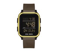 Forrader Mens Digital Watches, Waterproof Outdoor Sport Watch with LED Backlight Alarm Countdown Dual Time Stopwatch,Wrist Watches for Men Women Teenager (Coffee Golden)