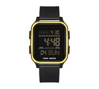 Forrader Mens Digital Watches, Waterproof Outdoor Sport Watch with LED Backlight Alarm Countdown Dual Time Stopwatch,Wrist Watches for Men Women Teenager (Black Golden)