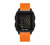 Forrader Mens Digital Watches, Waterproof Outdoor Sport Watch with LED Backlight Alarm Countdown Dual Time Stopwatch,Wrist Watches for Men Women Teenager (Black Orange)