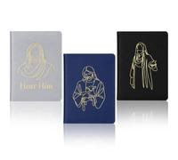 ForraFun 3 Pcs LDS Temple Recommend Card Holder Set, Leather Name Mormon Temple Card Holder Lds Religious Baptism Gift