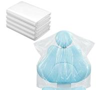ForraFun 400 Pcs 27" x 24" Disposable Dental Half Chair Covers for Backrest, Headrest, Clear Waterproof Protection for Dental, Exam Table, Medical, Salon and Spa Chairs