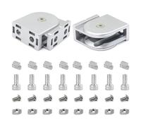 FORRCKY 2Set 2040 Aluminum Extrusion Accessories Hardware Hinge Pivot Joint