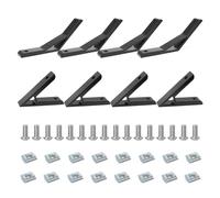 FORRCKY 4Pcs 45deg, 4Pcs 135deg 2020 45 Degree Angle Bracket 20 Series Aluminum Extrusion Corner 45° Joint Connector Brace for T / V Slot 135 2040 20/20 Extruded Aluminium Profile