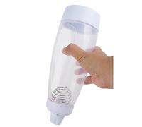 Forreen Batter Dispenser for Baking, 1000ML Batter Separator Multifunctional Handheld Dough Dispenser with Stainless Steel Stirring Ball for Cupcakes Muffins Waffles