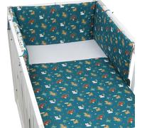Forrest 3 Piece Reversible Cot Bed Set, Jungle