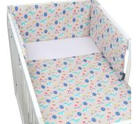 Forrest 3 Piece Reversible Cot Bed Set, Woody