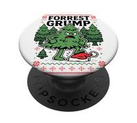 FORREST GRUMP X XMAS Christmas Hate Funny Christmas Tree PopSockets Adhesive PopGrip