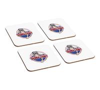 Forrest Gump Bubba Gump Shrimp 4 Piece Wooden Coaster Set