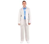 Forrest Gump Fancy Dress Costume Suit Medium Off-White