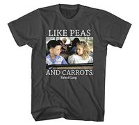 Forrest Gump Jenny Like Peas & Carrots Men's T Shirt Young Love School Bus Black(XX-Large)