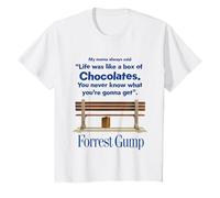 Forrest Gump Life Was Like A Box Of Chocolates Quote Kids T-Shirt