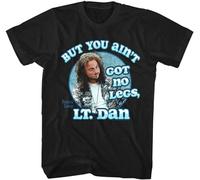 Forrest Gump Lt Dan You Ain't Got No Legs Men's T Shirt Lieutenant Gary Sinise Size L Black