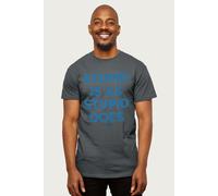 Forrest Gump Men's Stupid Is As Stupid Does T-Shirt in Charcoal | Size: XL Forrest Gump Charcoal XL