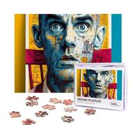 Forrest Gump Puzzles 500 Pieces Personalized Jigsaw Puzzles Photos Puzzle with Storage Bag Challenging Picture Puzzle for Adults Home Decor Wedding (52x38 CM)
