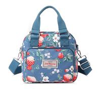 FORRICA Handbag Women Shoulder Bags Casual Crossbody Bag with Beautiful Pattern Ladies Top Handle Bag Waterproof Nylon Girls Handbag for Travel Work Shopping Flower I