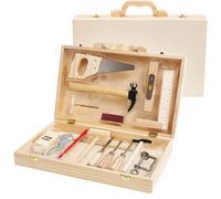 Forroby Kids Tool Set Toys Kit for Kids,Montessori Wooden Tool Box with Tools,Pretend Play Toy,Educational Role Play Toys Gifts for Toddlers Boys Girls 3 4 5 6 Year Old Birthday Presents