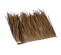 FORRTY Artificial Thatch Grass Roof, Synthetic Mexican Straw Roll, Waterproof, Fire-Resistant,Palapa Tiki Roof Mat For Tiki Bar Hut Beach Patio Pool Hawaiian Party And Bar Decor(Eaves Style 2)