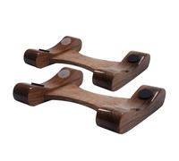 FORRTY Walnut Wood Dumbbell Stand Dumbbell Holder Solid Wood Dumbbell Rack Dumbbell Holder 2 Pack Dumbbell Rack Stand Dumbbell Set Tray Dumbbell Tray Wooden Dumbbell Rack 4.8X5.2X1.2in