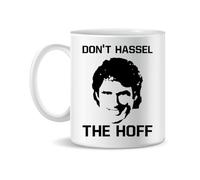 Forsca Don't Hassel The Hoff Ceramic Tea Coffee Mug 330ml Magic White Pink Black 330ml