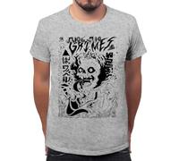 Forsca Grimes Visions Inverted Occult Men's Classic Crew Neck T-Shirt, Grey, S