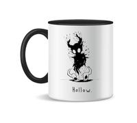 Forsca Hollow Void Hollow Knight Ceramic Tea Coffee Mug 300ml Magic White Pink Black 330ml