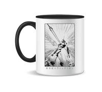 Forsca Neon Genesis Evangelion Ceramic Tea Coffee Mug 300ml Magic White Pink Black 330ml