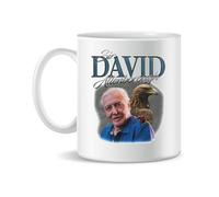 Forsca Sir David Attenborough Ceramic Tea Coffee Mug 300ml Magic White Pink Black 330ml